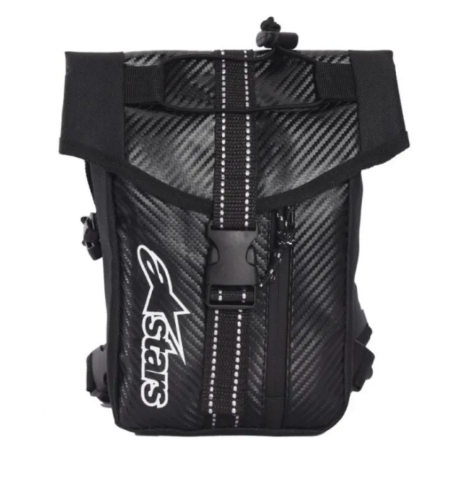 Leg Bag Square Shaped PU Leather Stars